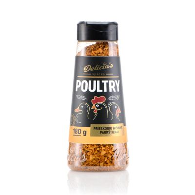 Prieskonių mišinys paukštienai Delicia's, 180 g